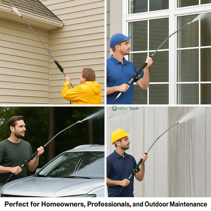 Telescoping High Pressure Washer Wand Set - 4000 PSI, Gutter & Roof Cleaning - view 7