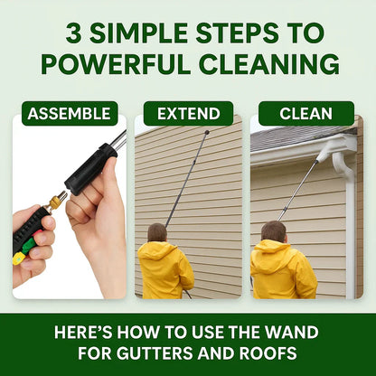 Telescoping High Pressure Washer Wand Set - 4000 PSI, Gutter & Roof Cleaning - view 8