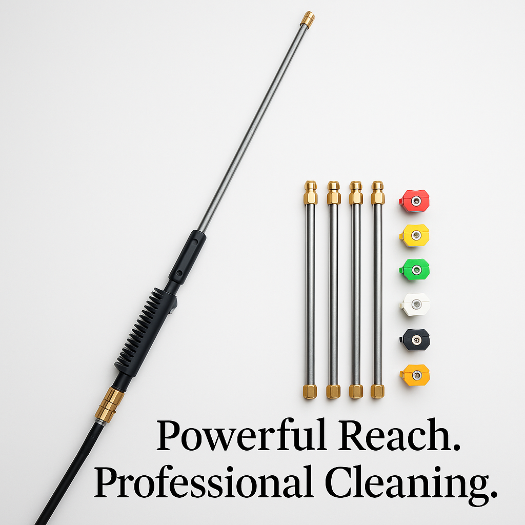 Telescoping High Pressure Washer Wand Set - 4000 PSI, Gutter & Roof Cleaning - view 9