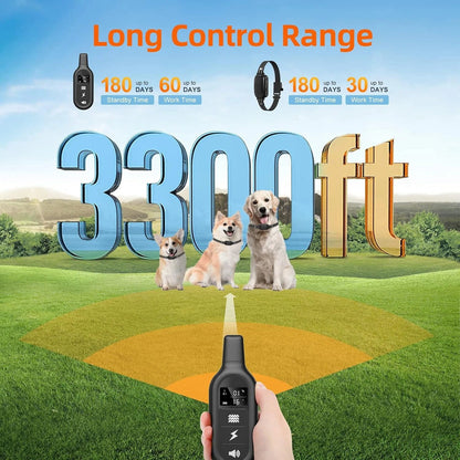 Waterproof & Rechargeable 1000m Dog Training E-Collar - view 5